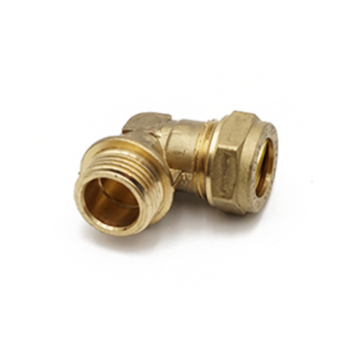 Compression Male iron Elbow 15mm x 1/2"