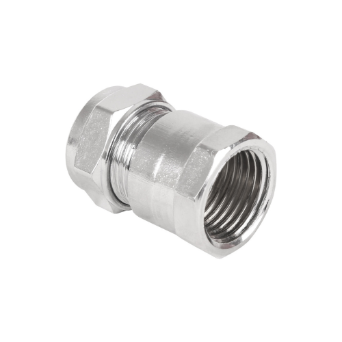 Compression Coupling Female Iron Chrome Plated 15mm x 1/2"