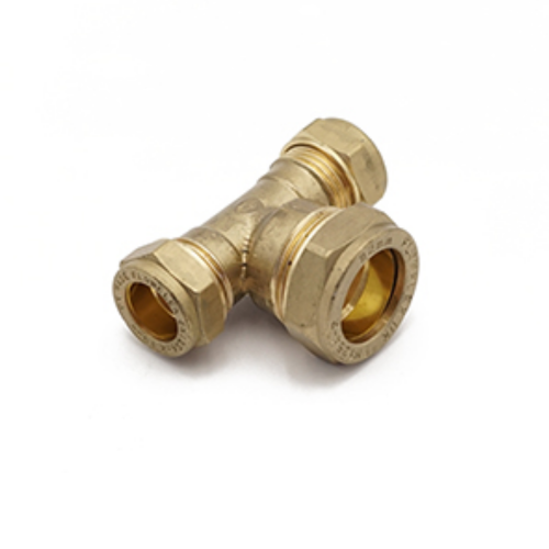 Compression Reducing Tee 15mm x 15mm x 22mm