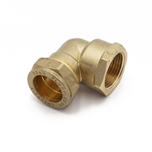 Compression Female iron Elbow 22mm x 3/4"