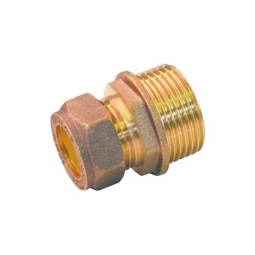 Compression Male Iron Coupling 22mm x 1"