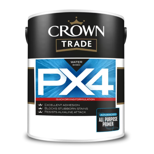 Crown Trade PX4 All Purpose Primer White 2.5L