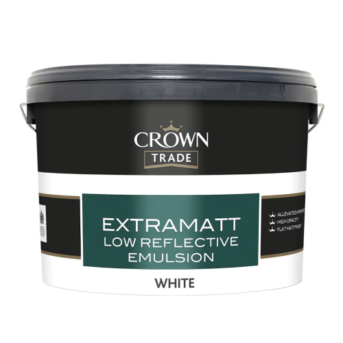 Crown Trade Extramatt Low Reflective Emulsion 10L