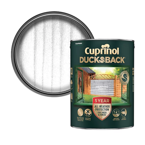 Cuprinol Ducksback Herring Grey 5L