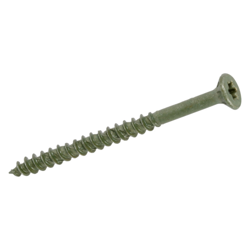 Forgefix Timber Decking Screw Pozi 4.5 x 75mm Green Qty 200