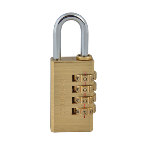 Faithfull Brass Combination Padlock 20mm