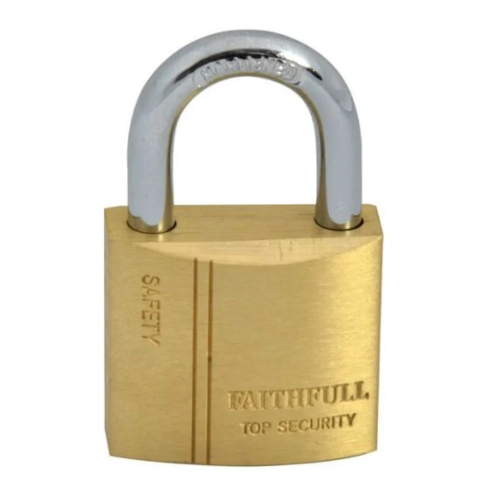 Faithfull Brass Padlock 50mm 3Keys 