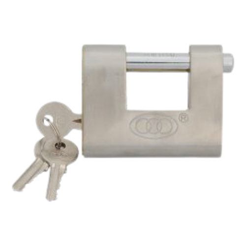 Faithfull Shutter Padlock Brass 80mm