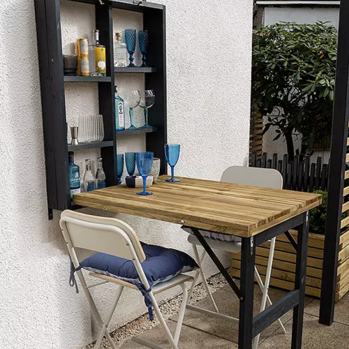 Fold Down Wall Garden Bar (Home Delivery)