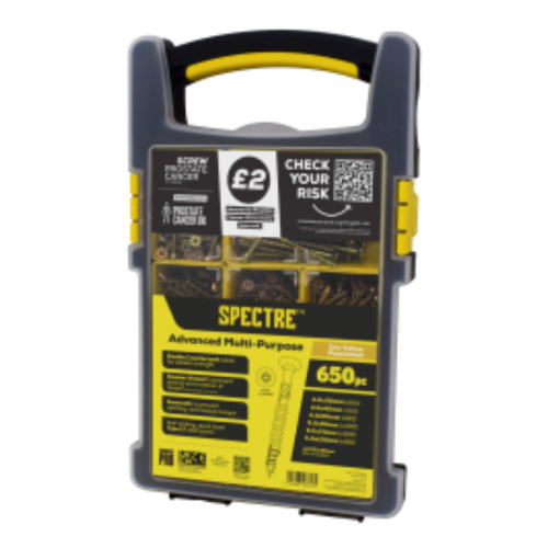 Spectre Prostate Cancer Screw Assortment Case 650 Pieces