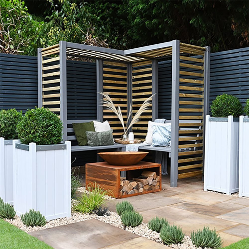 Firenze Corner Arbour (Home Delivery)
