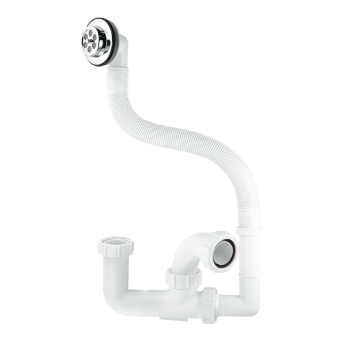 McAlpine 75mm Seal Bath Trap with Flexible Overflow FJ10