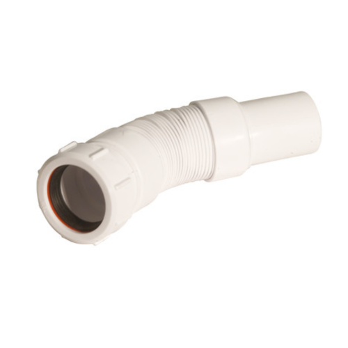 McAlpine Flexi Waste Connector 1 1/2" Uni Outlet x Plain Spigot FLEXCON6