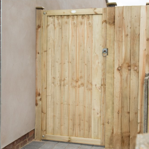 6Ft Pressure Treated Featheredge Gate (1.80M High) (Home Delivery)