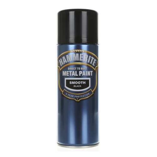 Hammerite Hammered Black Metal Paint Aerosol