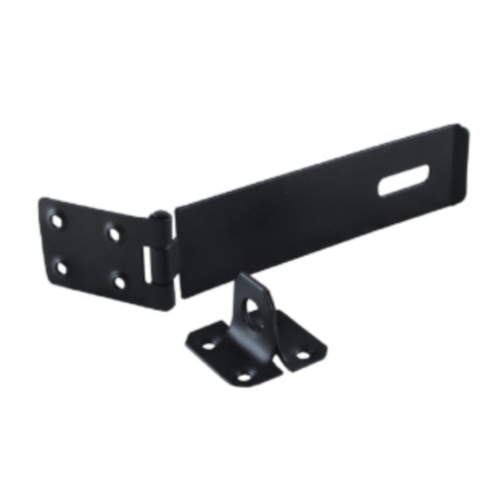 Hasp And Staple Black 150mm