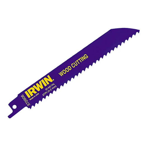 Irwin Sabre Saw Fast Cutting Wood Blades 150mm 5pk