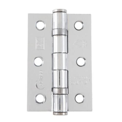 Grade 7 Ball Bearing Hinge Polished Chrome 76mm x 51mm