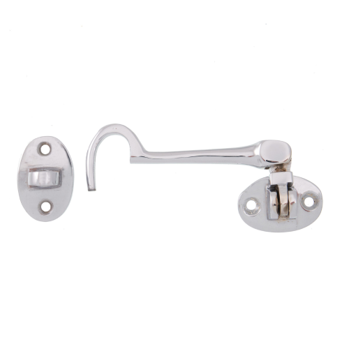 Cabin Hook Polished Chrome 100mm