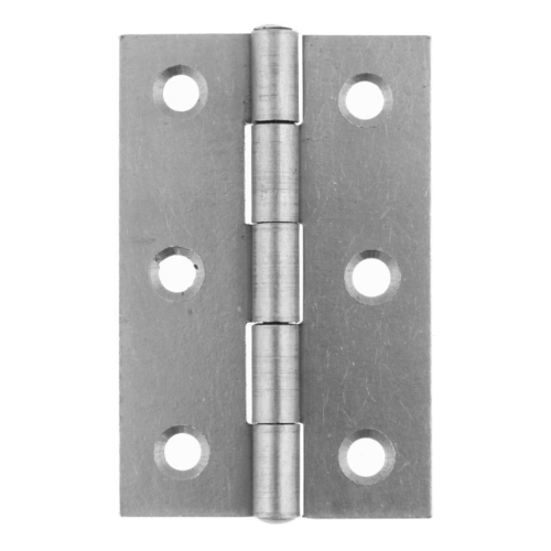 Butt Hinge Fixed Pin Satin Chrome 175mm