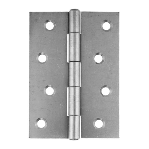 Butt Hinge Fixed Pin Satin Chrome 100mm