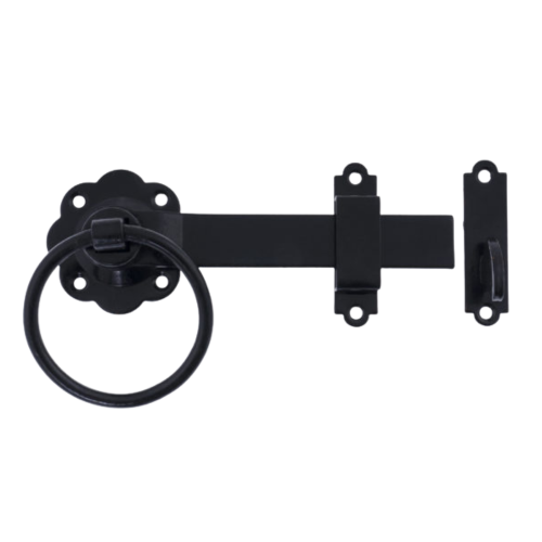 Gate Latch Set Black