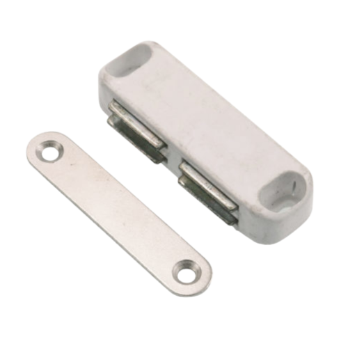 Magnetic Catch White 62mm Pack Of 2