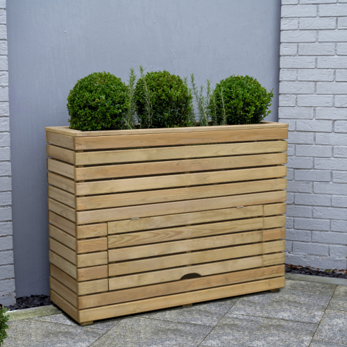 Linear Planter - Tall With Storage (Home Delivery)