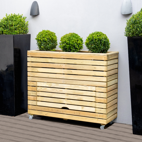 Linear Planter - Tall With Wheels (Home Delivery)