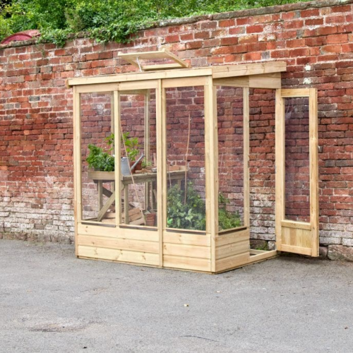 6X4 Wallscape Lean-To Greenhouse No Back (Home Delivery)