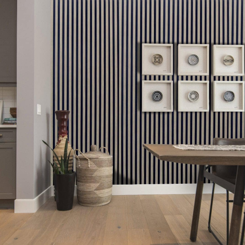 Acoustic Slatted Wall Panel Light Grey 2400mm x 608mm x 21mm