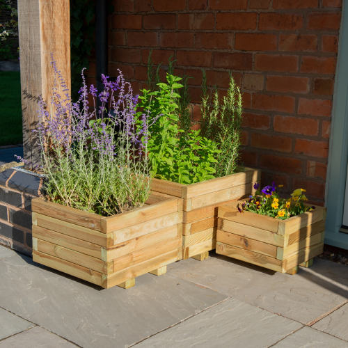 Kendal Square Planter - Set Of 3 (Home Delivery)