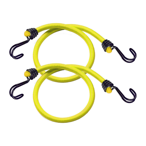 Master Lock Twin Bungee Cord Yellow 100cm 2Pack