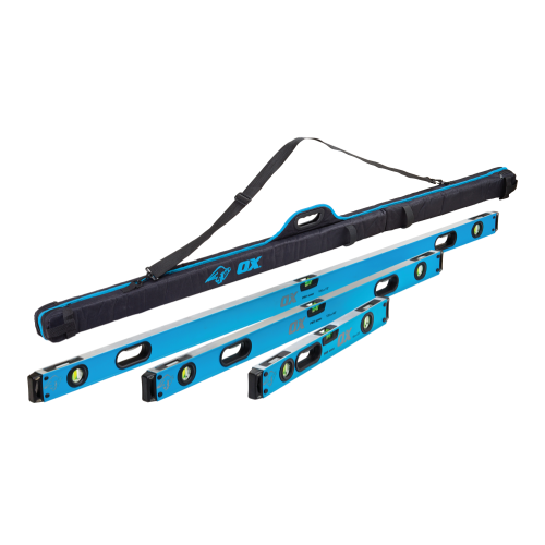 Ox Pro 3 Piece Level Set (600mm, 1200mm, 1800mm)