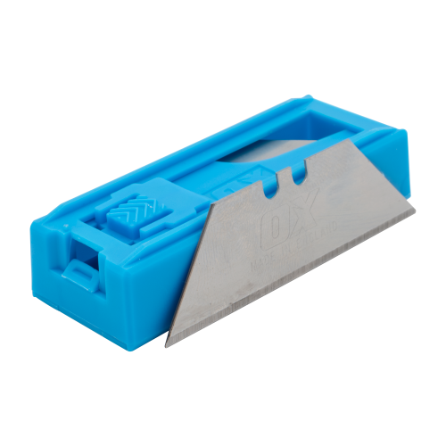 Ox Pro Heavy Duty Knife Blades And Dispenser 10 Pack
