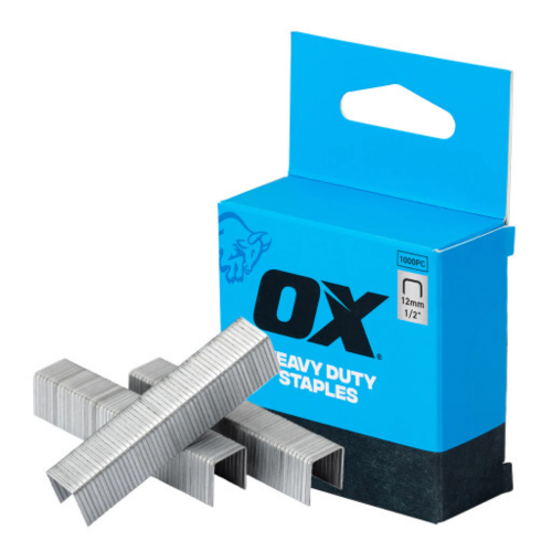 Ox Pro Heavy Duty Staples 12mm