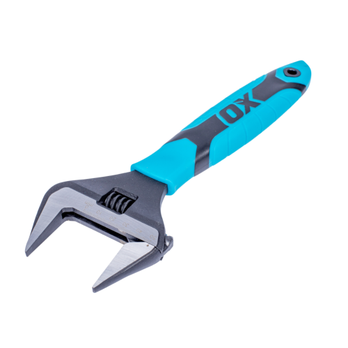 Ox Pro Ultra Wide Jaw Adjustable Wrench  250mm (10")