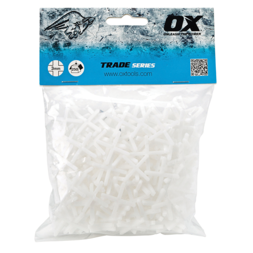 Ox Trade Cross Shaped Tile Spacers 3mm Qty 250