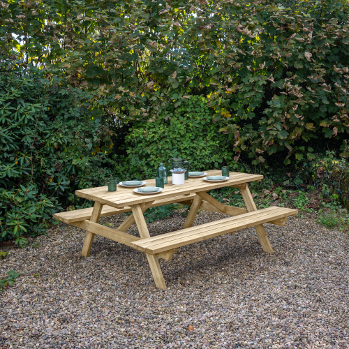 Colour Block Picnic Bench (Home Delivery)
