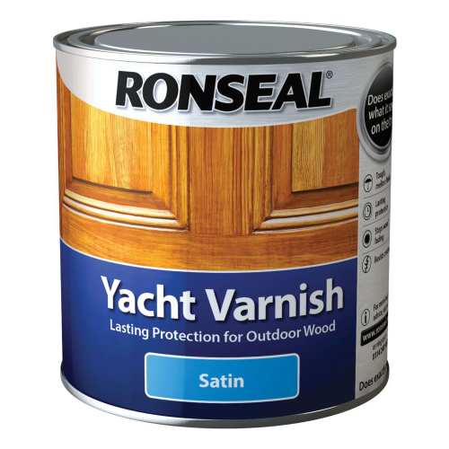 Ronseal Exterior Yacht Varnish Satin 250ml