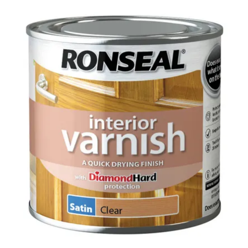 Ronseal Interior Varnish Clear Satin 250ml