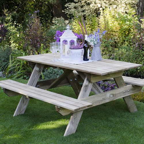 Rectangular Picnic Table - Small (Home Delivered)