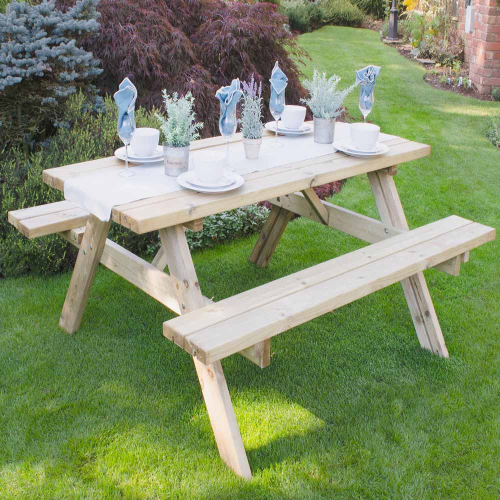 Rectangular Picnic Table - Large (Home Delivered)