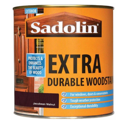 Sadolin Extra Durable Woodstain Jacobean Walnut 1L