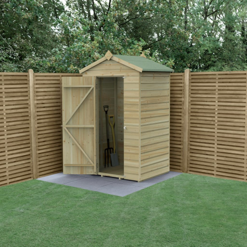 Beckwood 4X3 Apex Shed - No Windows (Installed)