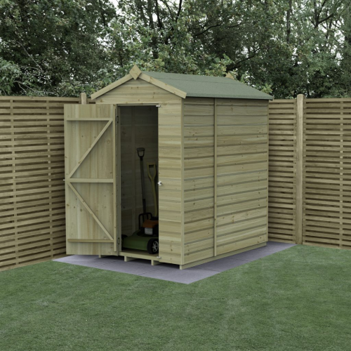 Beckwood 4X6 Apex Shed - No Windows (Installed)