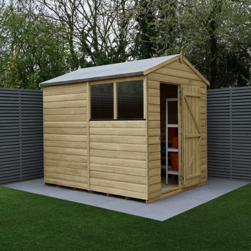 Beckwood 6X8 Apex Shed - 2 Windows (Home Delivery)