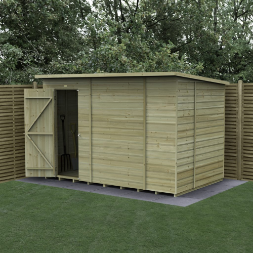 Beckwood 10X6 Pent Shed - No Windows - (Home Delivery)