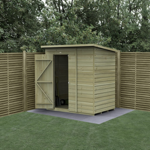 Beckwood 6X4 Pent Shed - No Windows - (Home Delivery)