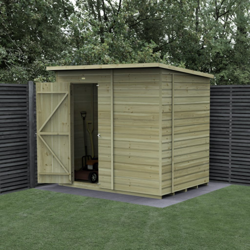 Beckwood 7X5 Pent Shed - No Windows - (Installed)